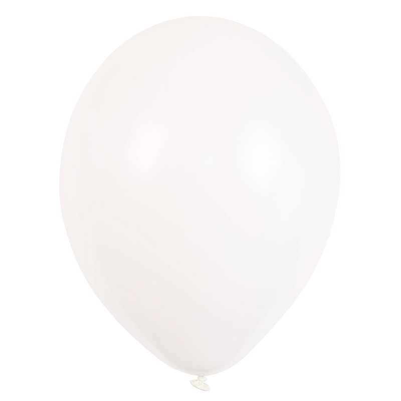 Foto van Amscan ballonnen wit crystal 27,5 cm 25 stuks