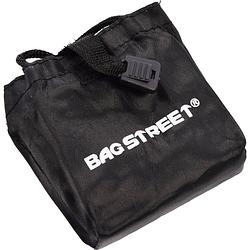 Foto van Herbruikbare tas - boodschappentas - tote bag - supersterk - nylon zwart opvouwbare shopper