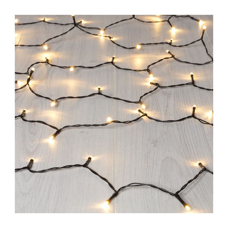 Foto van Kerstverlichting led - warm wit - 50 lampjes - 6.5 meter