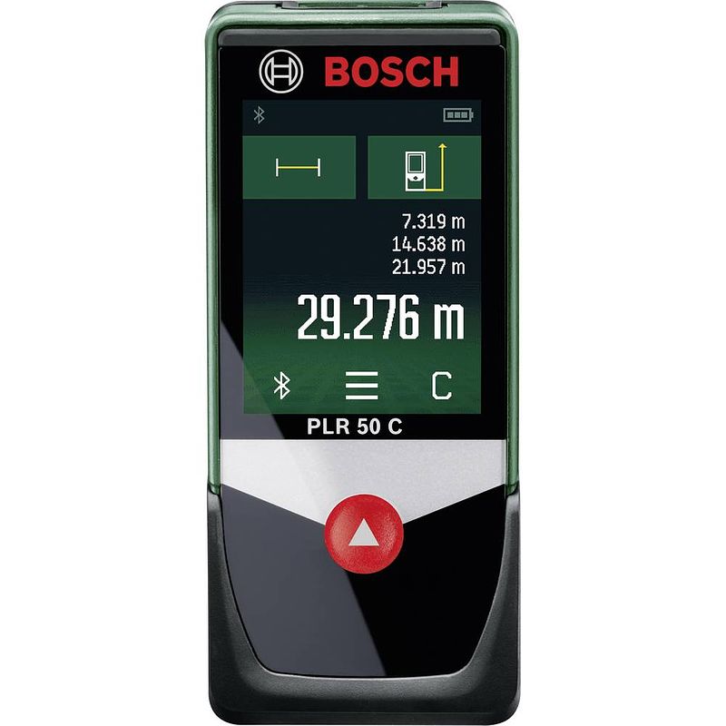 Foto van Bosch home and garden plr 50 c laserafstandsmeter touchscreen, bluetooth, documentatie-app meetbereik (max.) 50 m