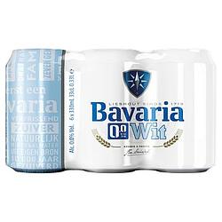 Foto van Bavaria wit bier 0.0% alcoholvrij blik 6 x 330ml bij jumbo