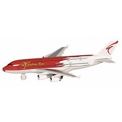 Foto van Speelgoed vliegtuigje rood/wit - speelgoed vliegtuigen