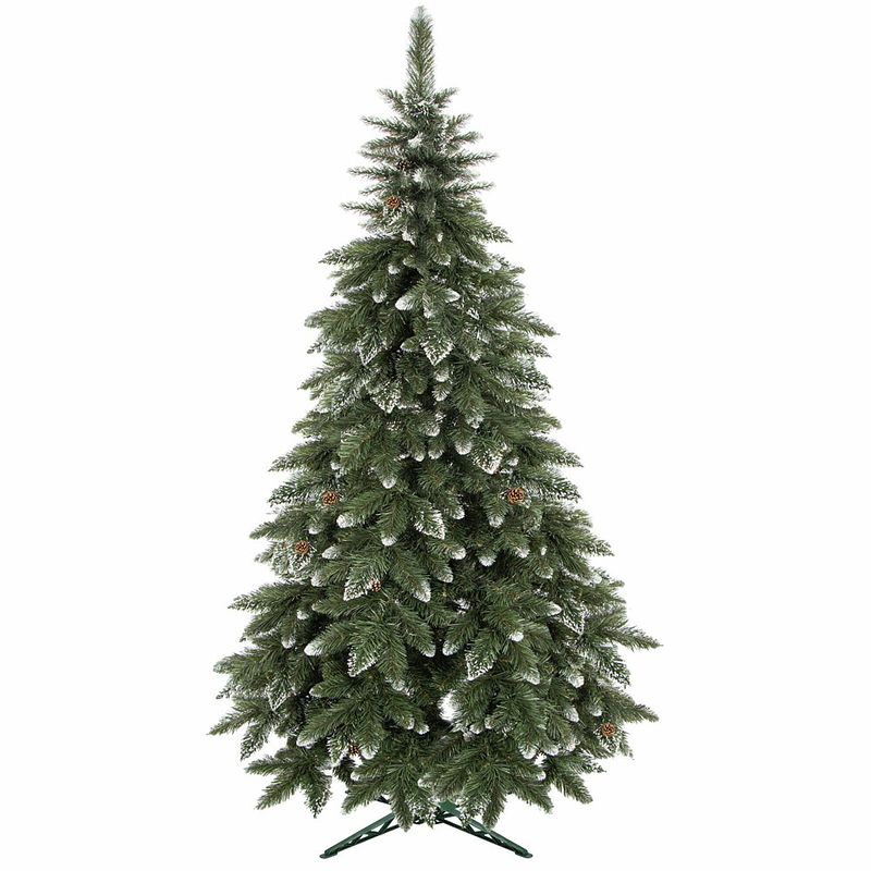 Foto van Kunstkerstboom diamond pine 180 cm zonder verlichting