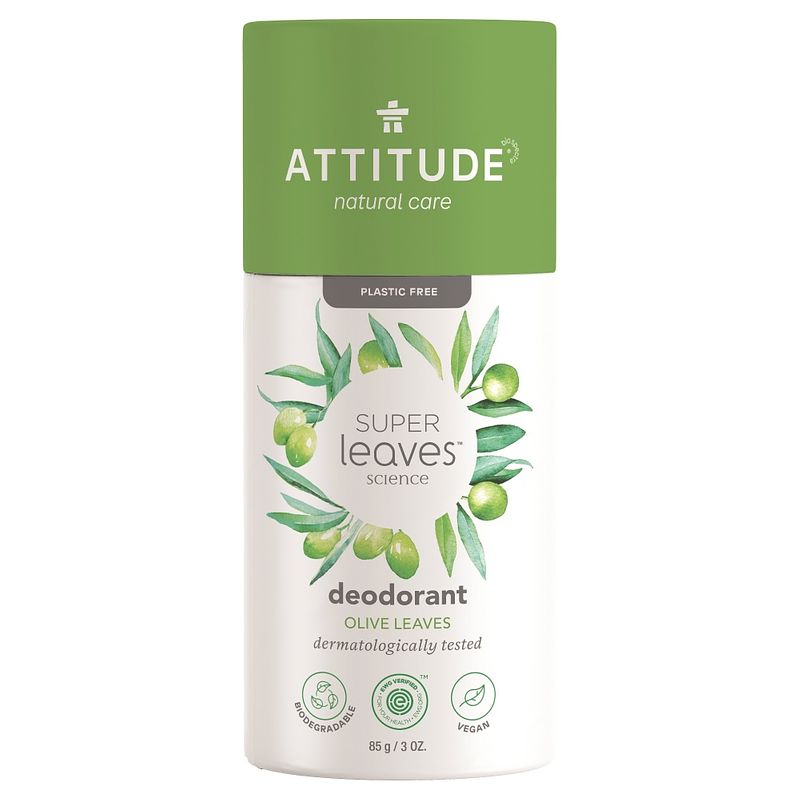 Foto van Attitude super leaves olijfblad deodorant