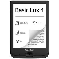Foto van Pocketbook basic lux 4 ebook-reader 15.2 cm (6 inch) zwart