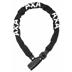 Foto van Axa kettingslot absolute 8 mm x 90 cm staal/polyester zwart