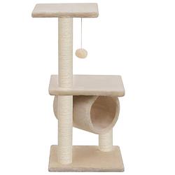 Foto van Infiori kattenkrabpaal met sisal krabpalen 65 cm beige