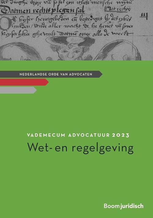 Foto van Vademecum advocatuur 2023 - paperback (9789462127883)