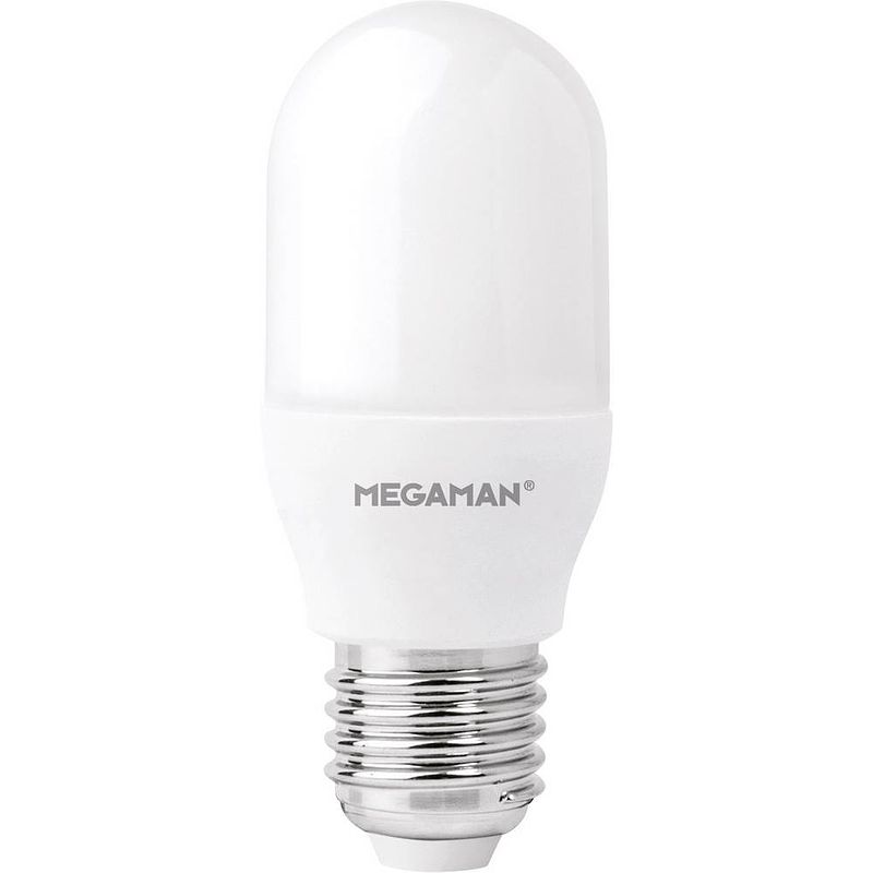 Foto van Megaman mm21137 led-lamp energielabel e (a - g) e27 staaf 8.5 w = 60 w warmwit (ø x l) 41 mm x 106 mm 1 stuk(s)