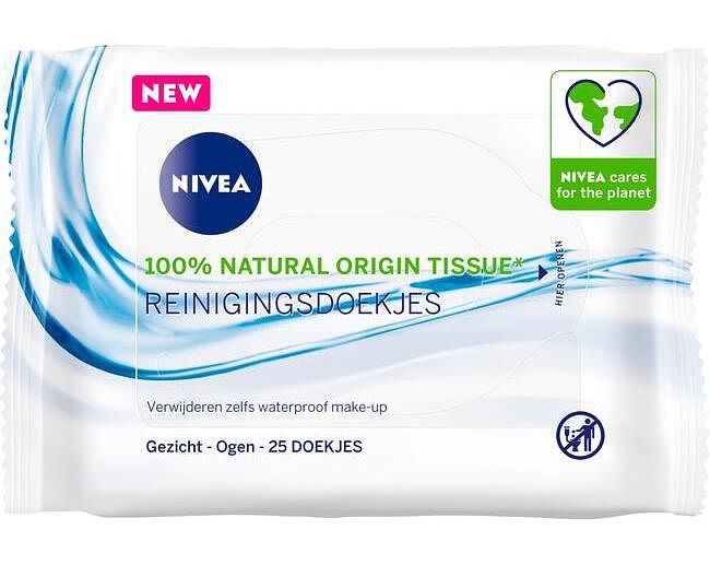 Foto van Nivea reinigingsdoekjes normale huid 25 doekjes bij jumbo