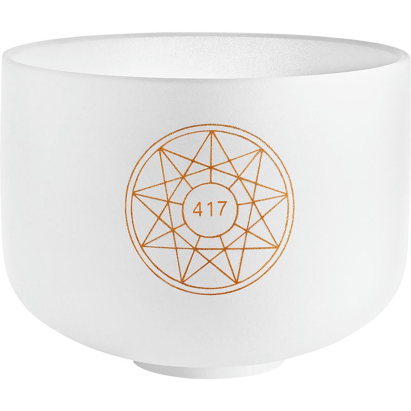 Foto van Meinl solcsb10-417 sonic energy solfeggio crystal singing bowl klankschaal 10 inch 417 hz