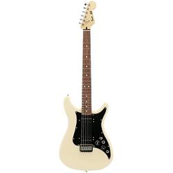 Foto van Fender player series lead iii olympic white pf elektrische gitaar met coil-split