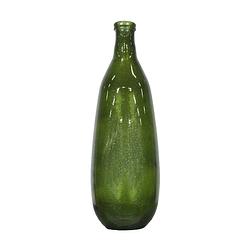 Foto van Dknc - fles recycled glas - 25x75 cm - groen