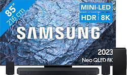 Foto van Samsung neo qled 8k 85qn900c (2023) + soundbar