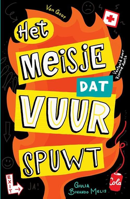 Foto van Het meisje dat vuur spuwt - giulia binando melis - hardcover (9789000381715)