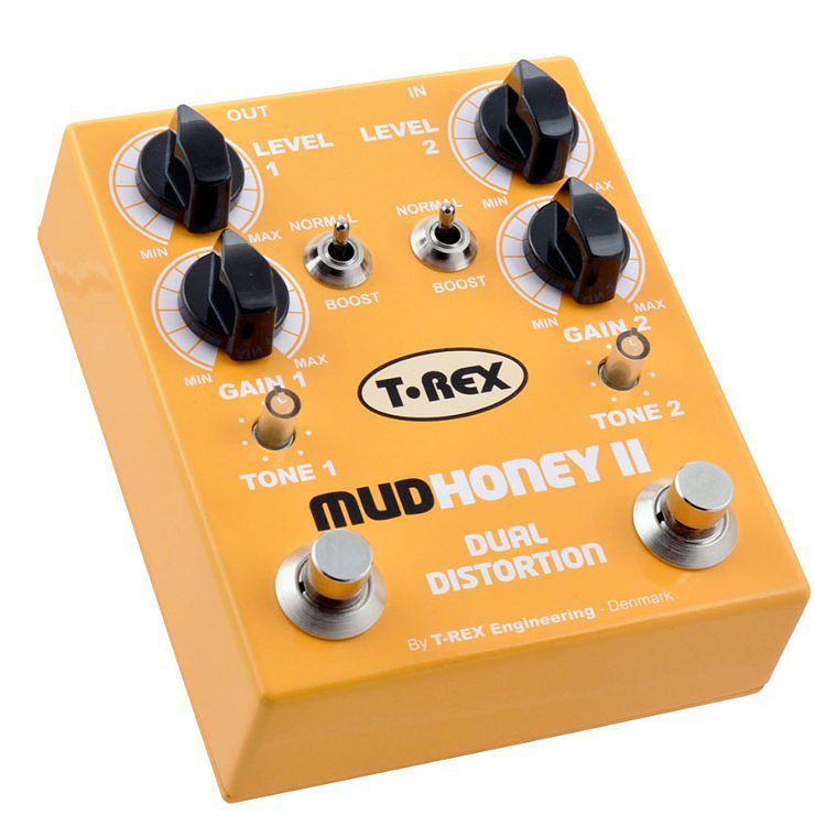 Foto van T-rex mudhoney ii dual distortion pedaal