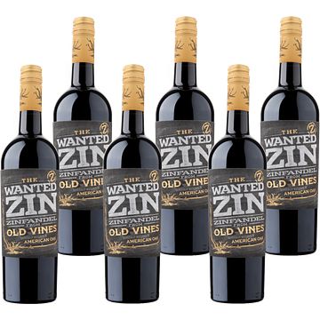 Foto van The wanted zin zinfandel from old vines 6 x 750ml bij jumbo