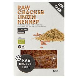 Foto van Raw organic food raw cracker linzen hennep 125g bij jumbo