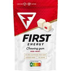 Foto van First energy gum red mint 24g bij jumbo