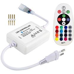 Foto van Led strip afstandsbediening set - smart slimme rgb controller - 720w - rgb - dimbaar - 230v