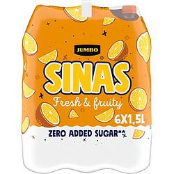 Foto van Jumbo sinas fresh & fruity 6 x 1, 5l