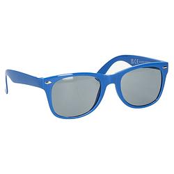 Foto van Hippe feest zonnebril met blauw montuur - verkleedbrillen