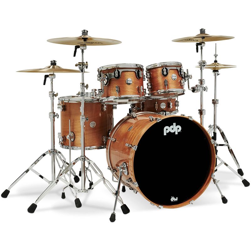 Foto van Pdp drums pdcmx2215hm concept maple exotic honey mahogany 5d. shellset