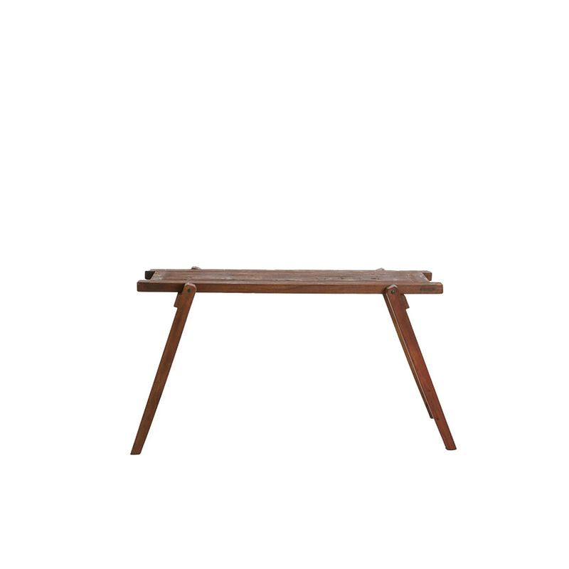 Foto van Light&living side table 140x40x80 cm military hout bruin