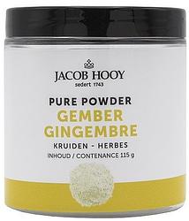 Foto van Jacob hooy pure powder gember 115gr