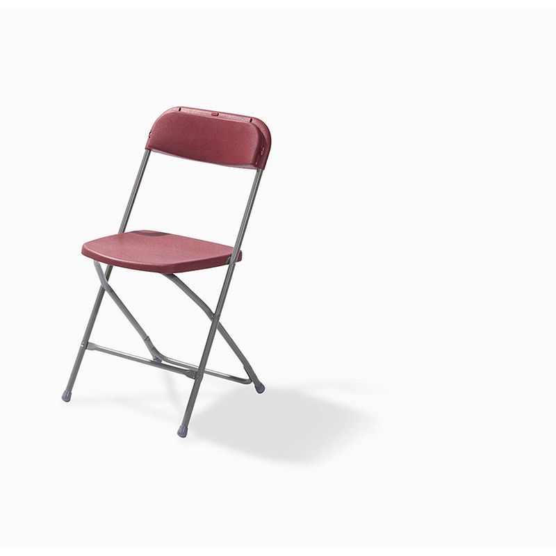 Foto van Foldingchair budget grey/bordeaux