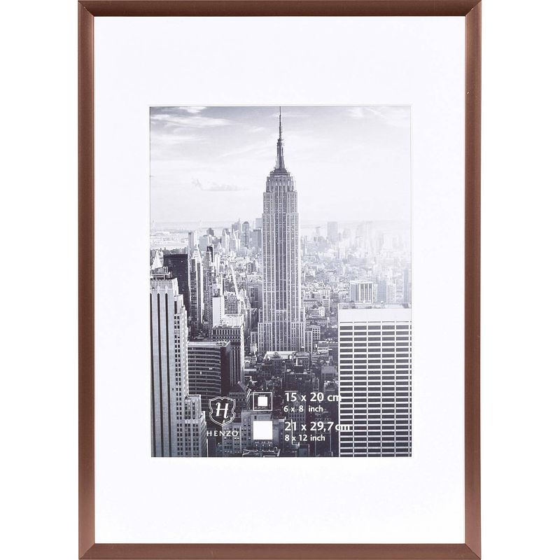 Foto van Henzo fotolijst - manhattan - fotomaat 21x30 cm - brons