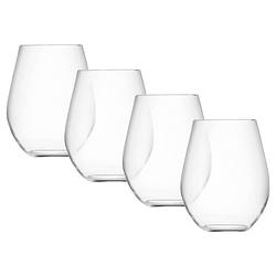 Foto van Excellent houseware drinkglas - 4x - transparant - kunststof - 515 ml - drinkglazen