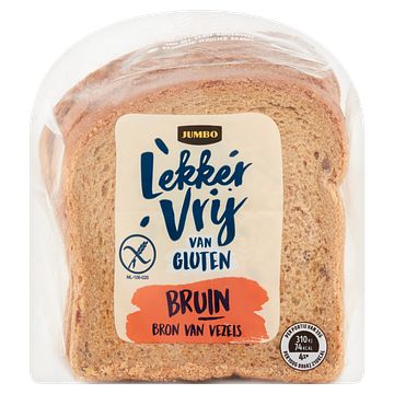 Foto van Jumbo lekker vrij van gluten bruin brood