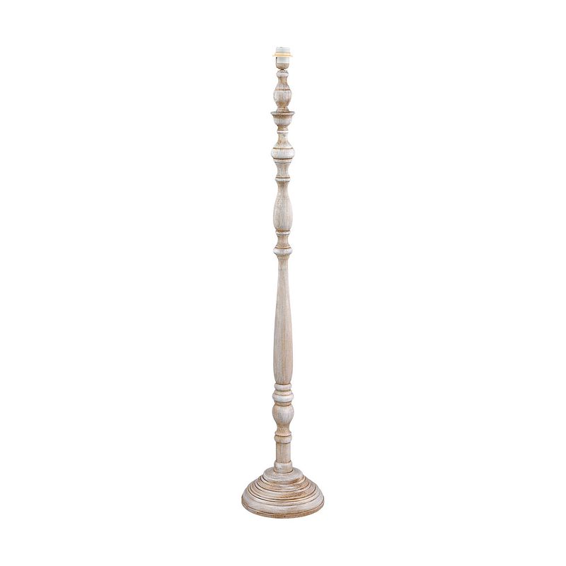 Foto van Eglo linnington vloerlamp - e27 - 133 cm - wit