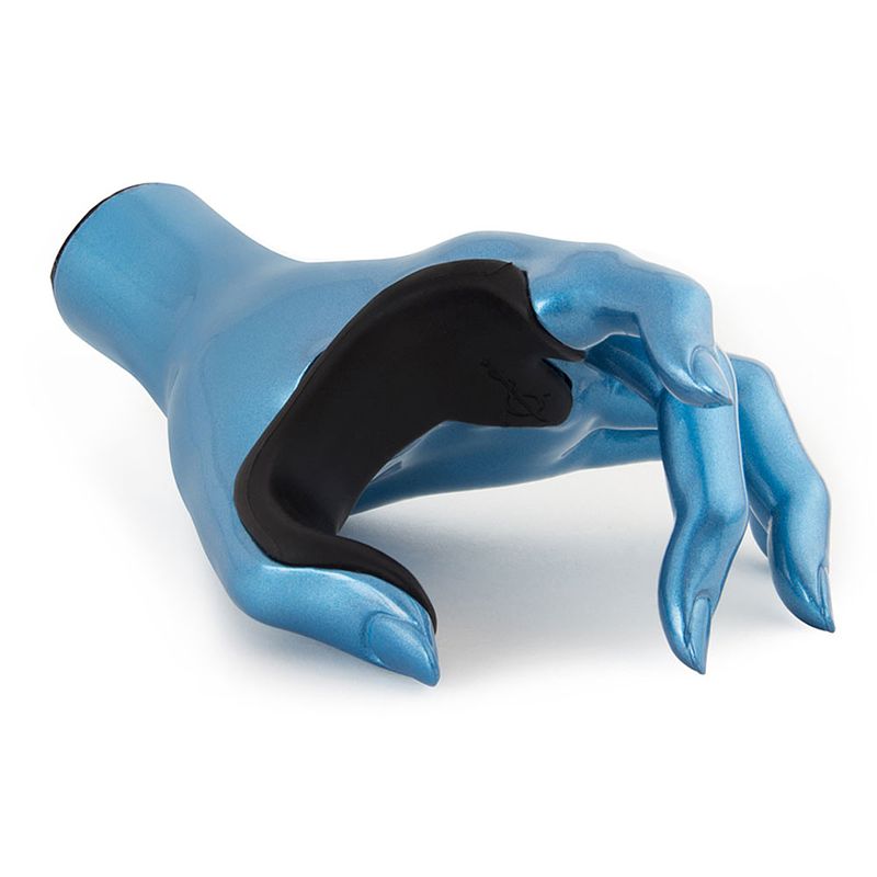 Foto van Guitargrip valkyrie female hand blue gitaarhanger