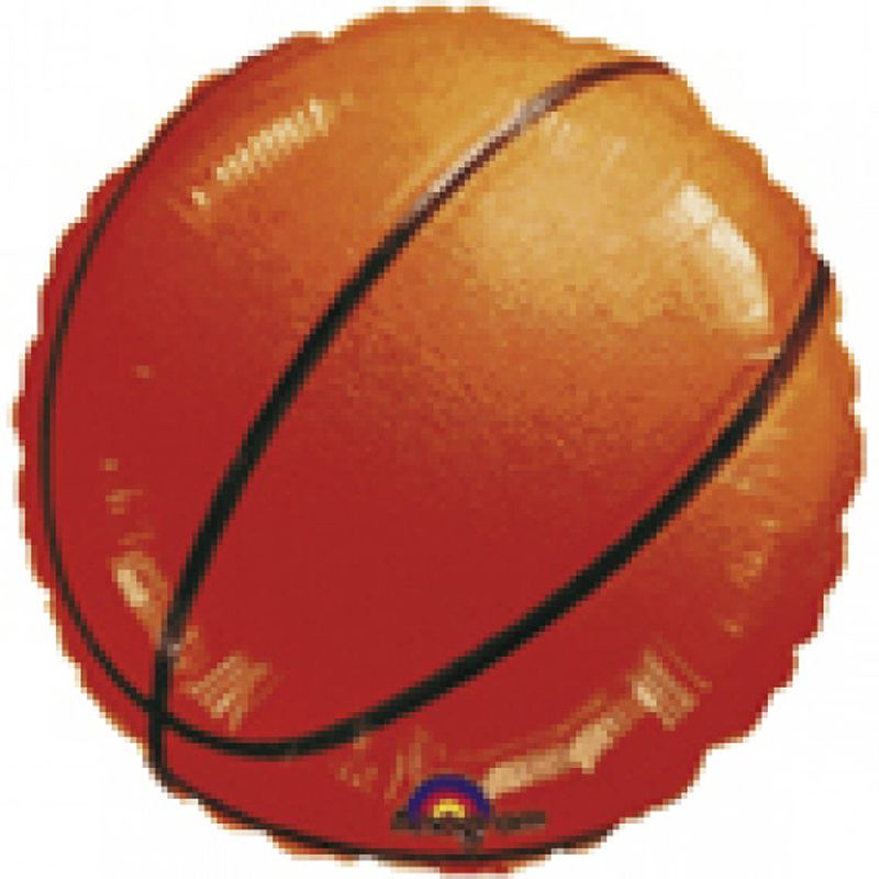 Foto van Amscan folieballon basketbal junior 43 cm oranje