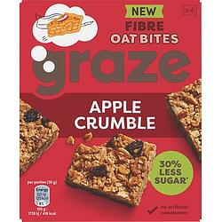 Foto van Graze havermoutrepen apple crumble oat bites 4 x 30g bij jumbo