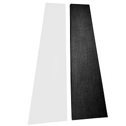Foto van Auralex sonosuede trapezoid panel right black absorber (per stuk)