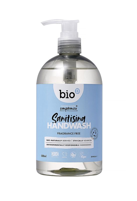 Foto van Bio d sanitising hand wash parfumvrij