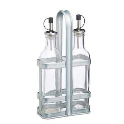 Foto van Olie -en azijn set, 2 stuks, 225 ml, glas - kitchencraft industrial kitchen