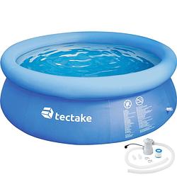 Foto van Tectake® - tectake - zwembad rond met filterpomp (øxh): 300 x 76 cm