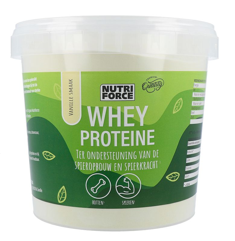 Foto van Naproz nutriforce super whey proteine poeder 1000gr