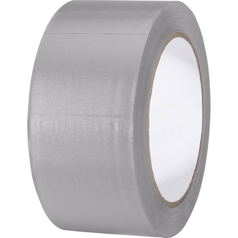 Foto van Toolcraft 832450gr-c 832450gr-c pvc-plakband grijs (l x b) 33 m x 50 mm 1 stuk(s)