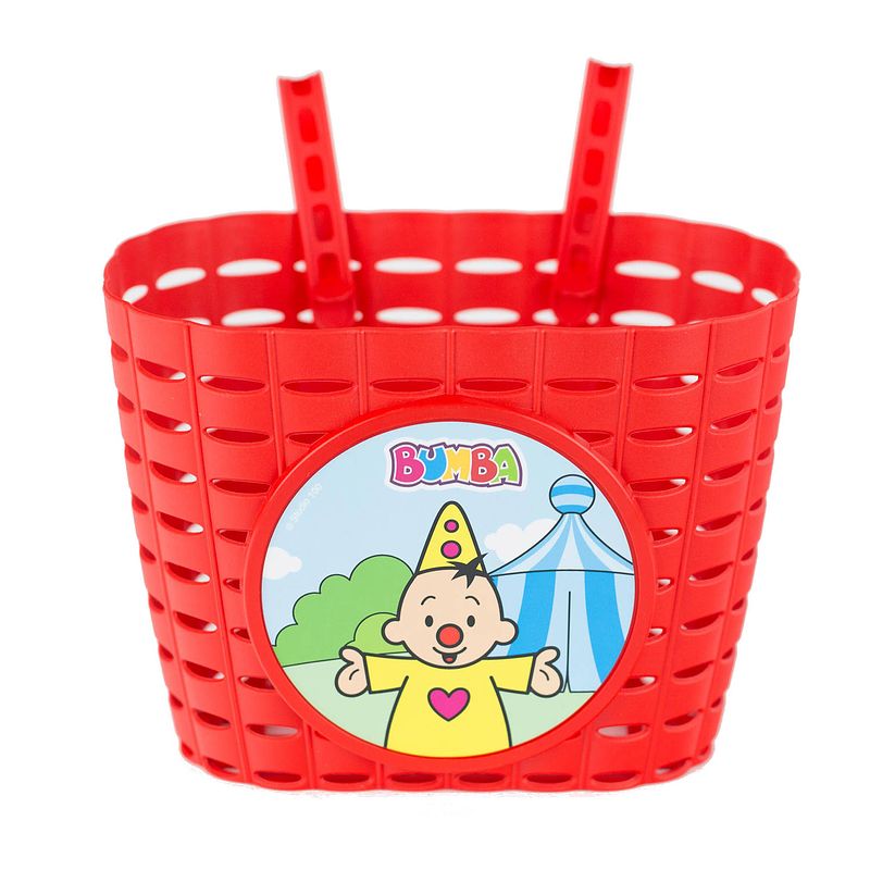 Foto van Studio 100 kinderfietsmand bumba junior 20 cm rood