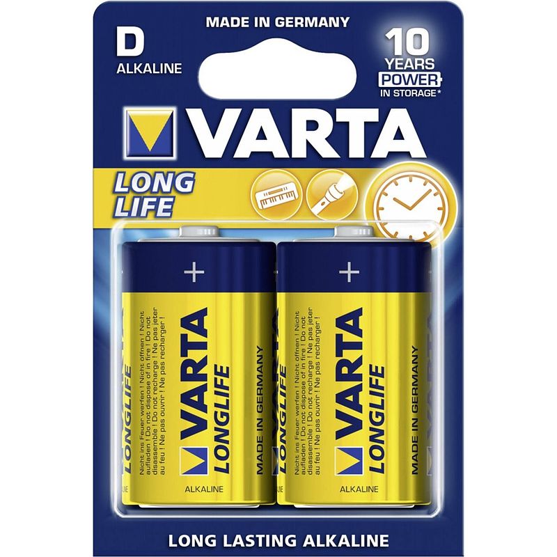 Foto van Varta longlife extra d