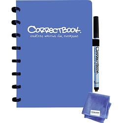 Foto van Correctbook din a5 blue blanko din a5 blue blanko notitieboek blauw din a5
