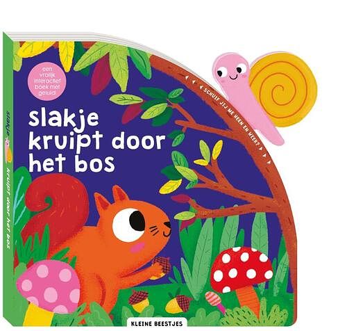 Foto van Slakje kruipt door het bos - imagebooks factory - kartonboekje;kartonboekje (9789464080896)