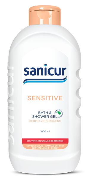 Foto van Sanicur sensitive bath & showergel