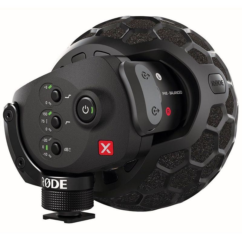 Foto van Rode stereo videomic x compacte videomicrofoon