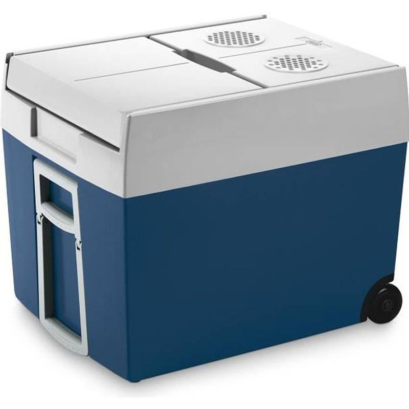 Foto van Mobicool mt48wacdc thermo-elektrische koelbox met wielen 48l blauw